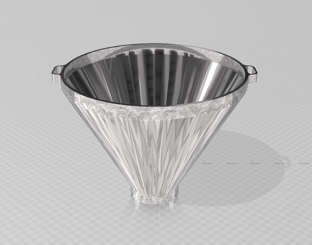 30 cm → 8 cm Funnel Adapter for IKEA IDEALISK to small Jar >> Version 1.0